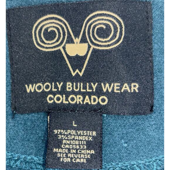 Women's Blue Vest with Button Detail - Picture 7 of 7